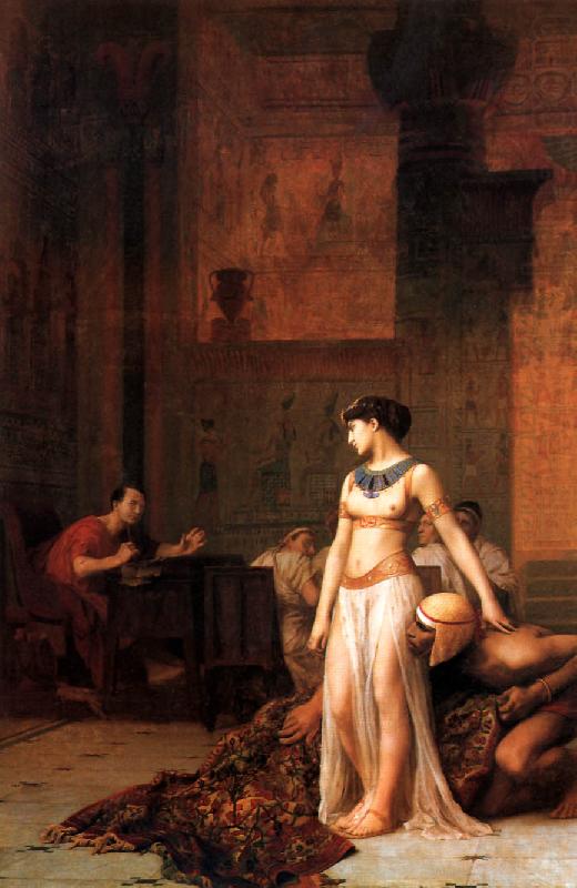 Jean Leon Gerome Cleopatra before Caesar china oil painting image